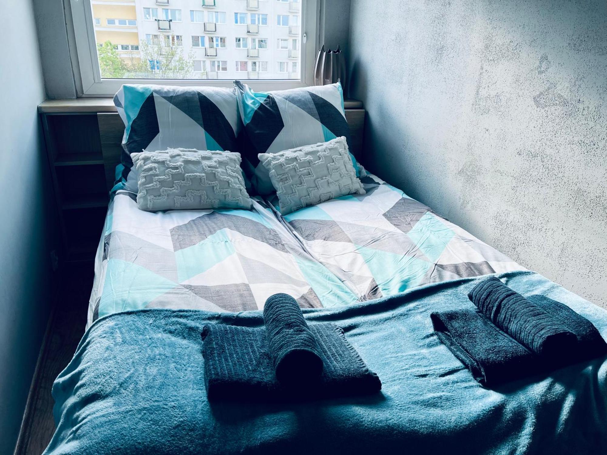 Apartament Sky - Parking, 3 Minuty Do Plazy Gdansk Bagian luar foto